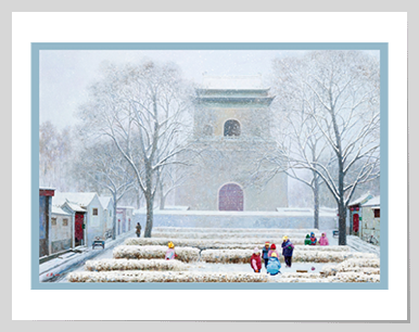 Snowing Scene in Beijing 北京雪景